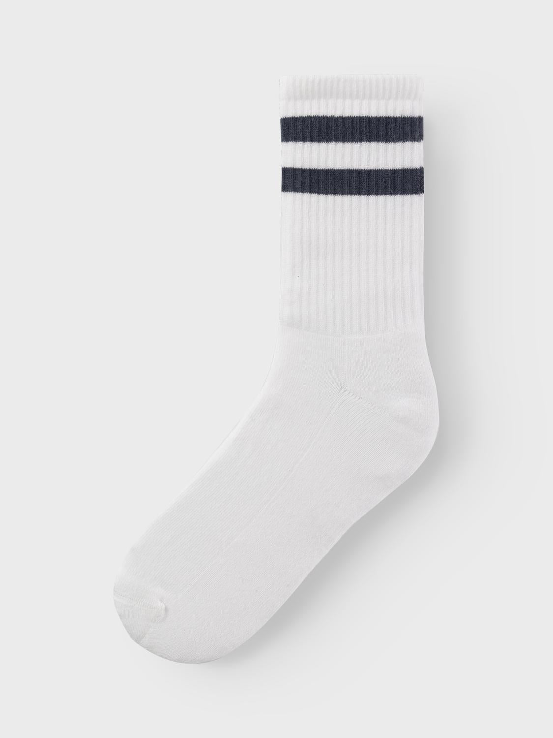 NKMBRYAN Socks - Bright White