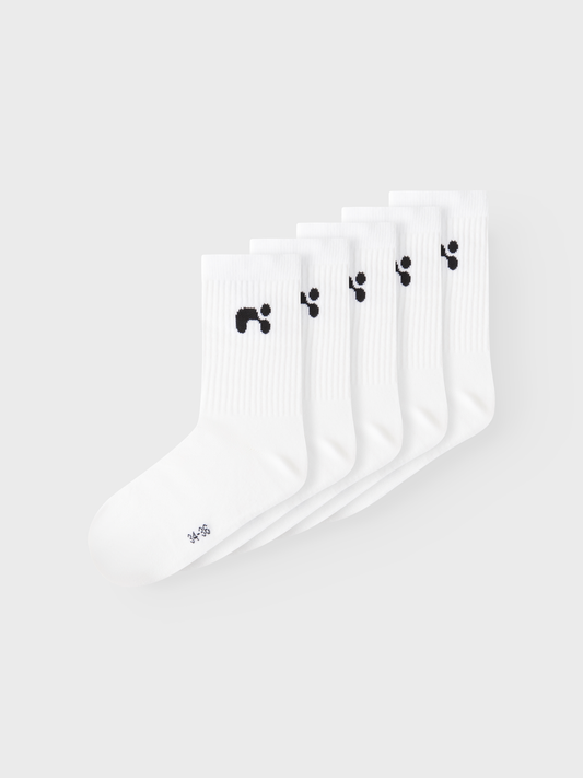 NKNLARIS Socks - Bright White