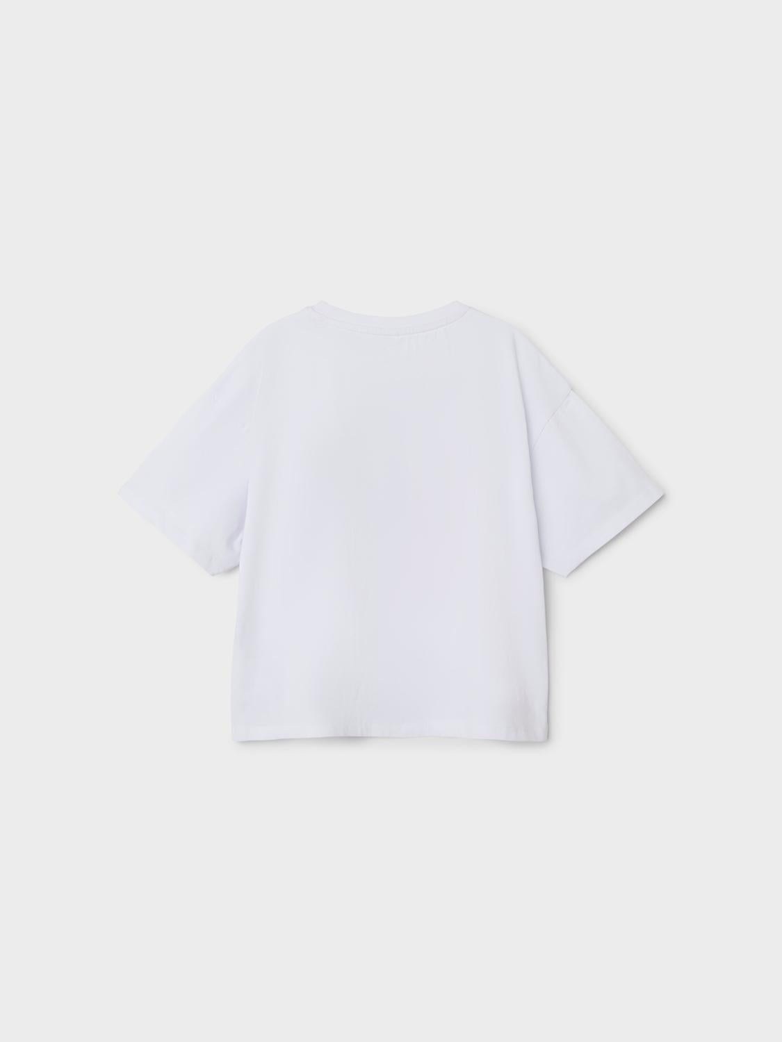 NKFMO T-Shirts & Tops - Bright White