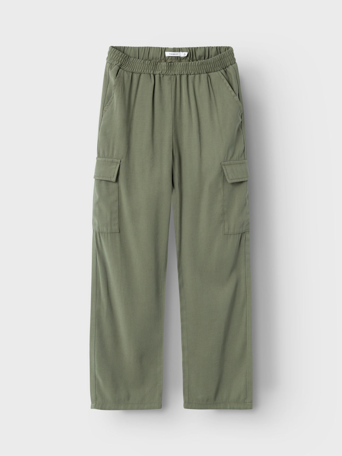 NKFBELLA Trousers - Deep Lichen Green