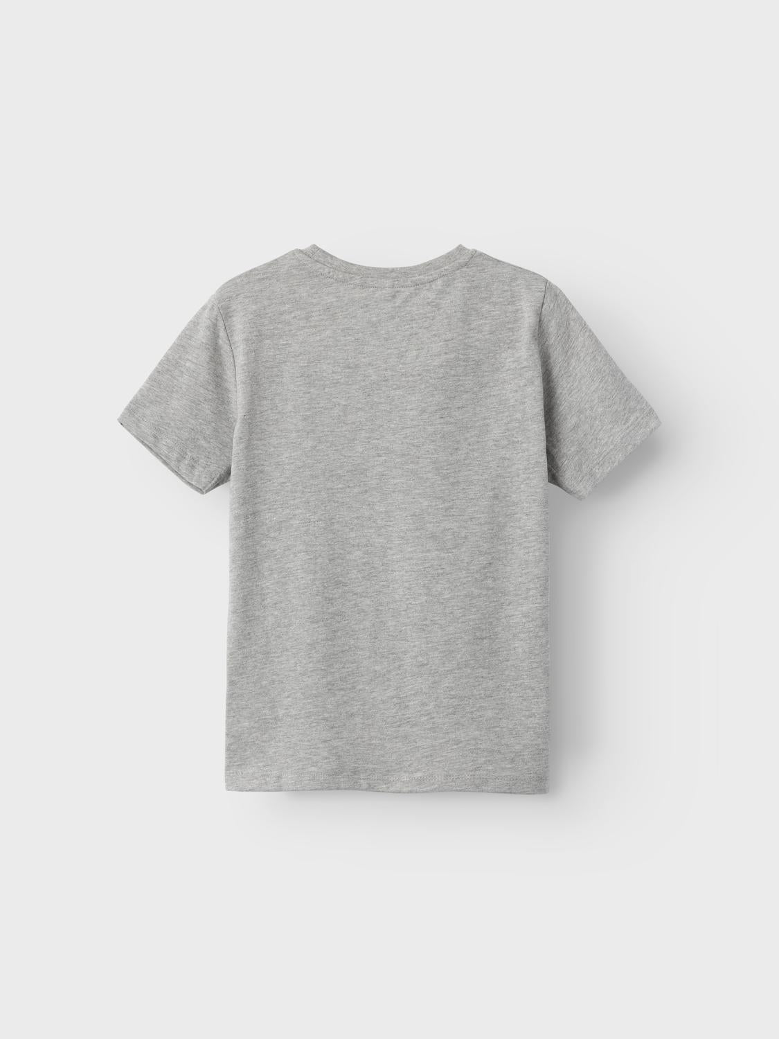 NKMNOISI T-Shirts & Tops - Grey Melange